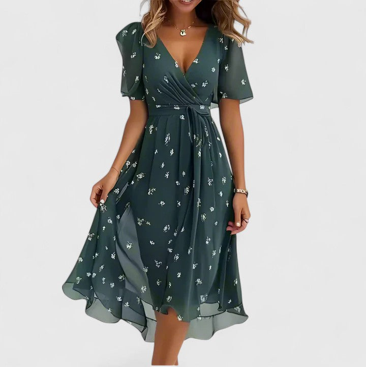 Madison | Women Elegant Floral Mini Dress