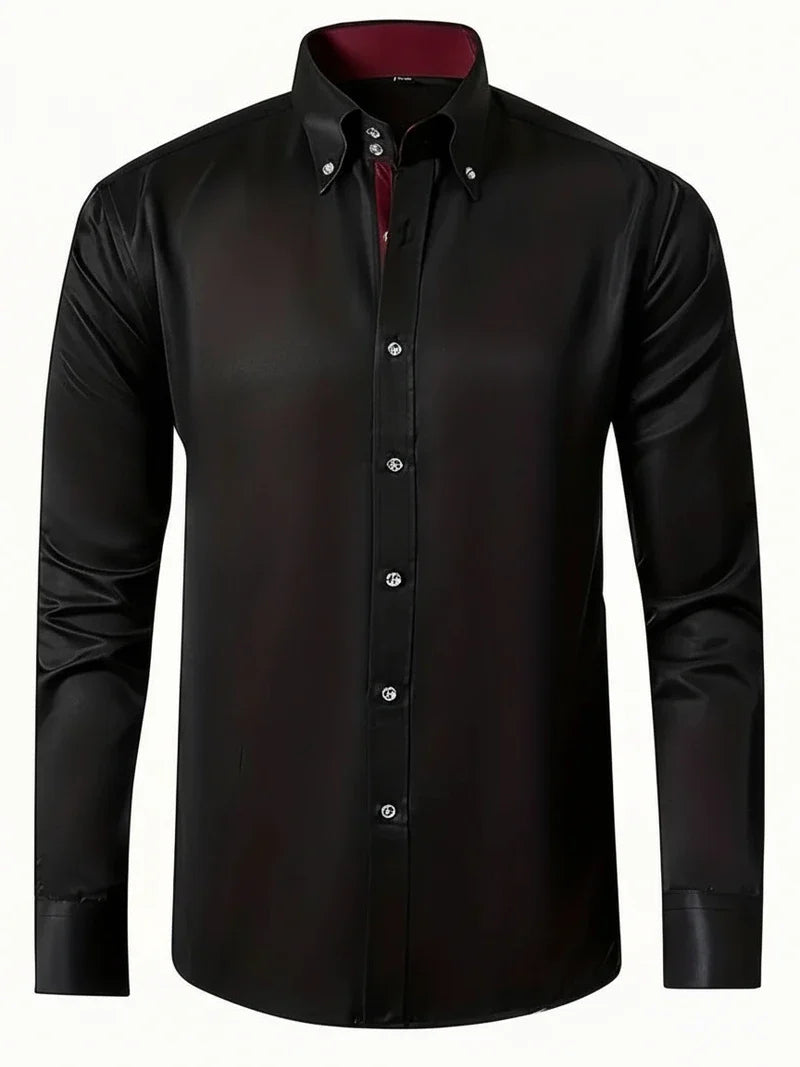 Slim-Fit Dress Shirt for Men
