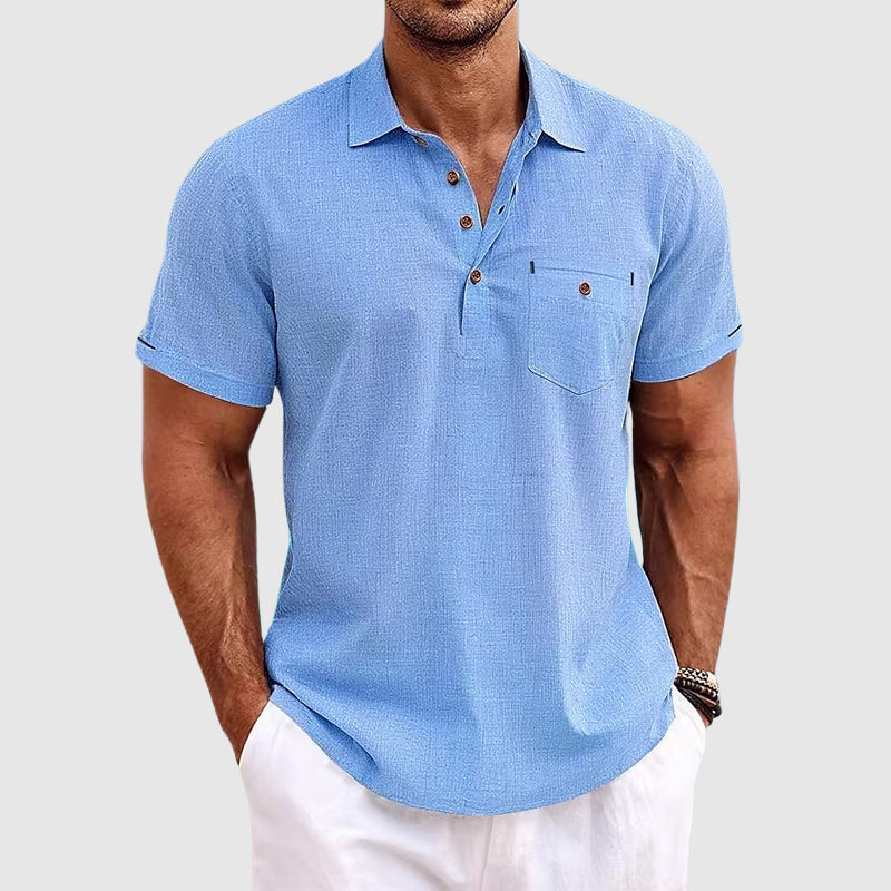 Brady | Men's Button-Down Polo Shirt