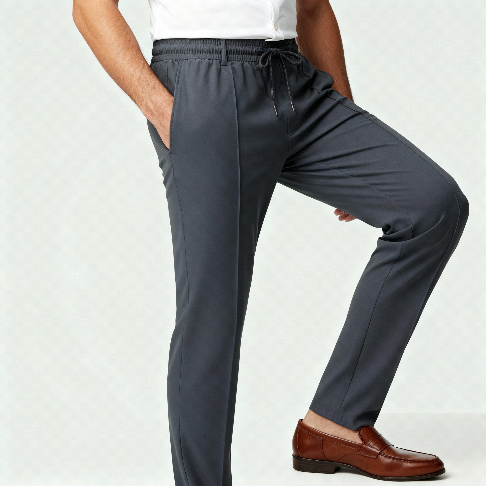 Bruce | Men's Drawstring Dress Pants