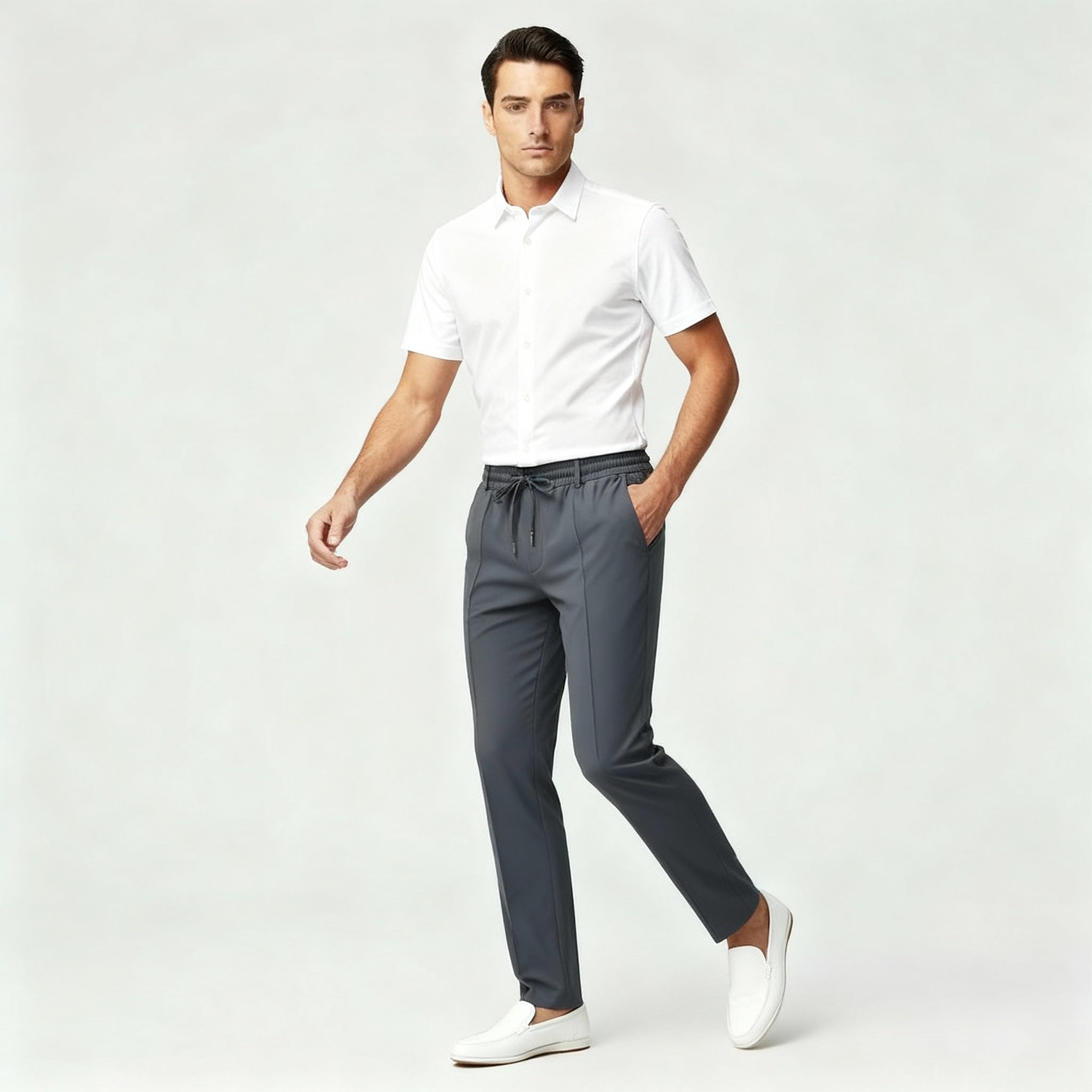 Bruce | Men's Drawstring Dress Pants