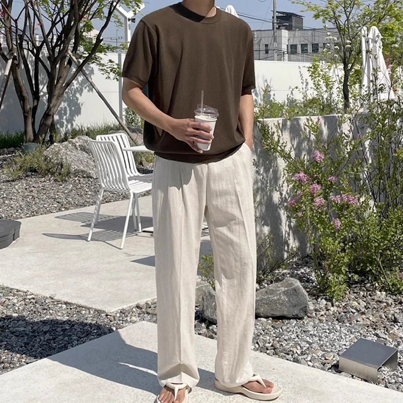 Carter | Men's Drawstring Wide Leg Pants