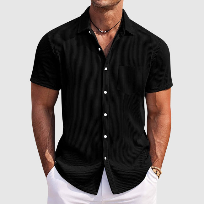 Charles | Men's Short Sleeve Button-Down Shirt