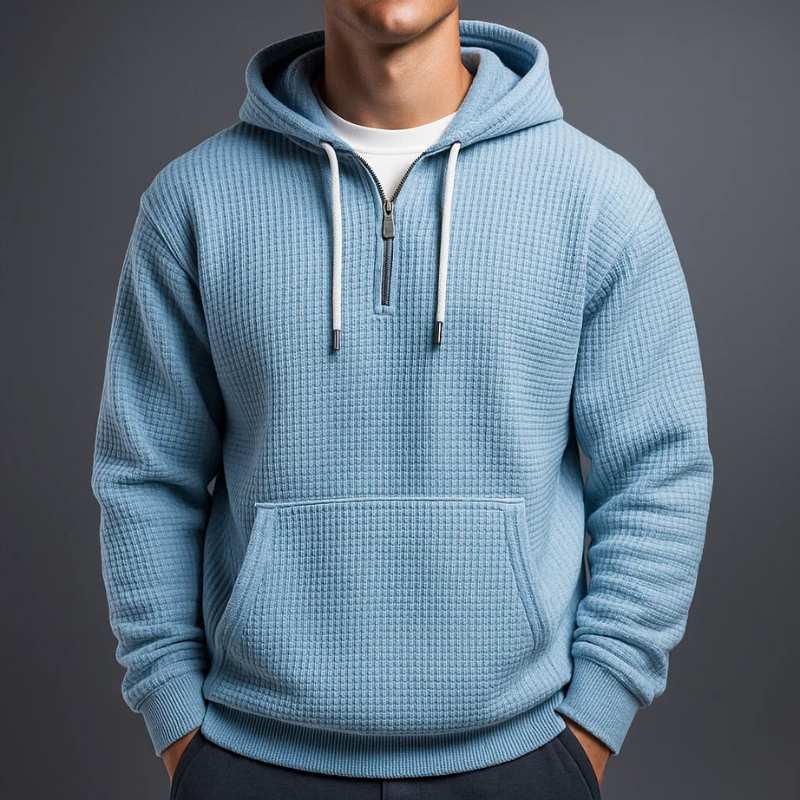 Corey | Men's Half-Zip Pullover Hoodie