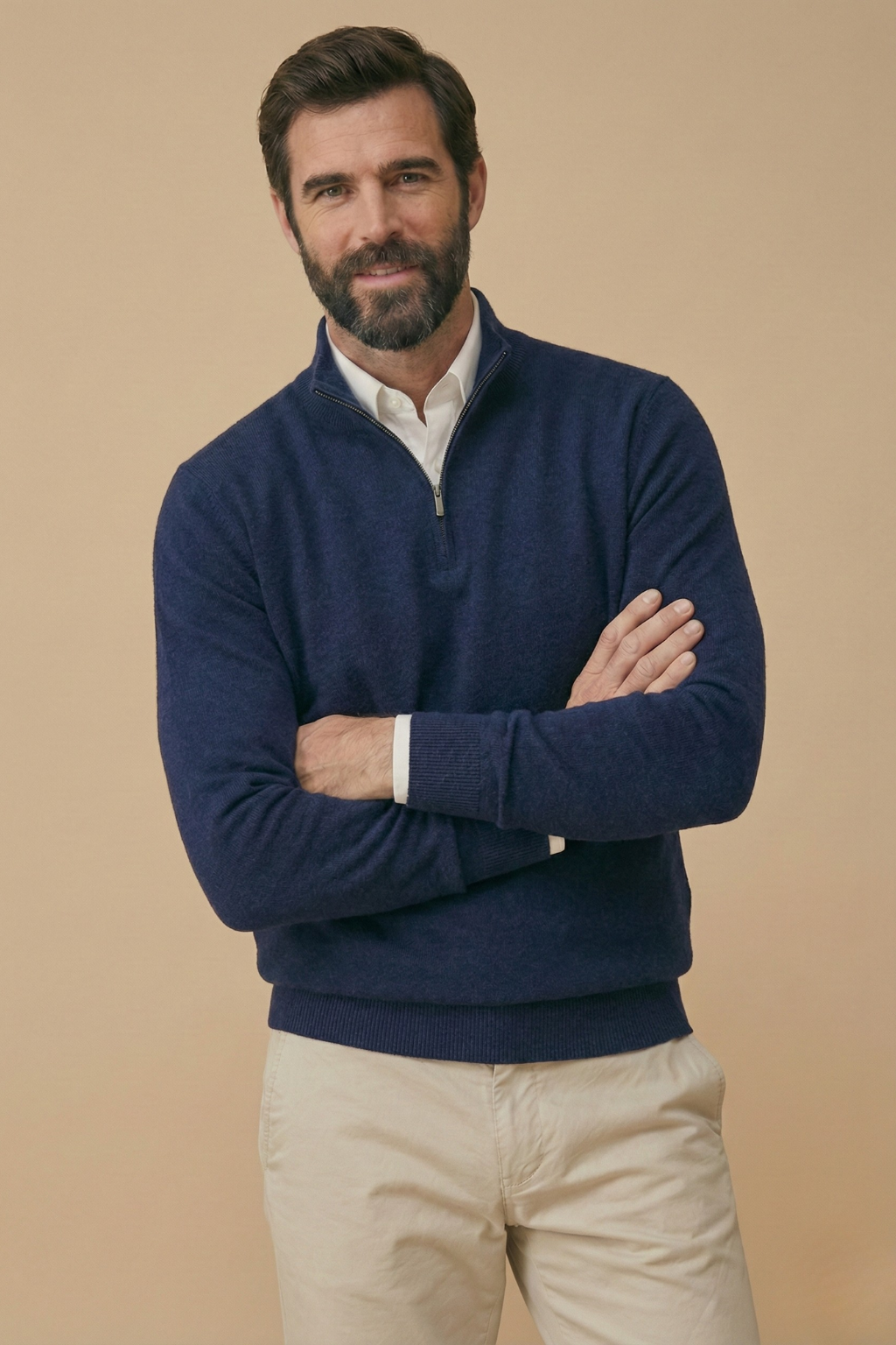 Cyrus | Men's Quarter Zip Sweater