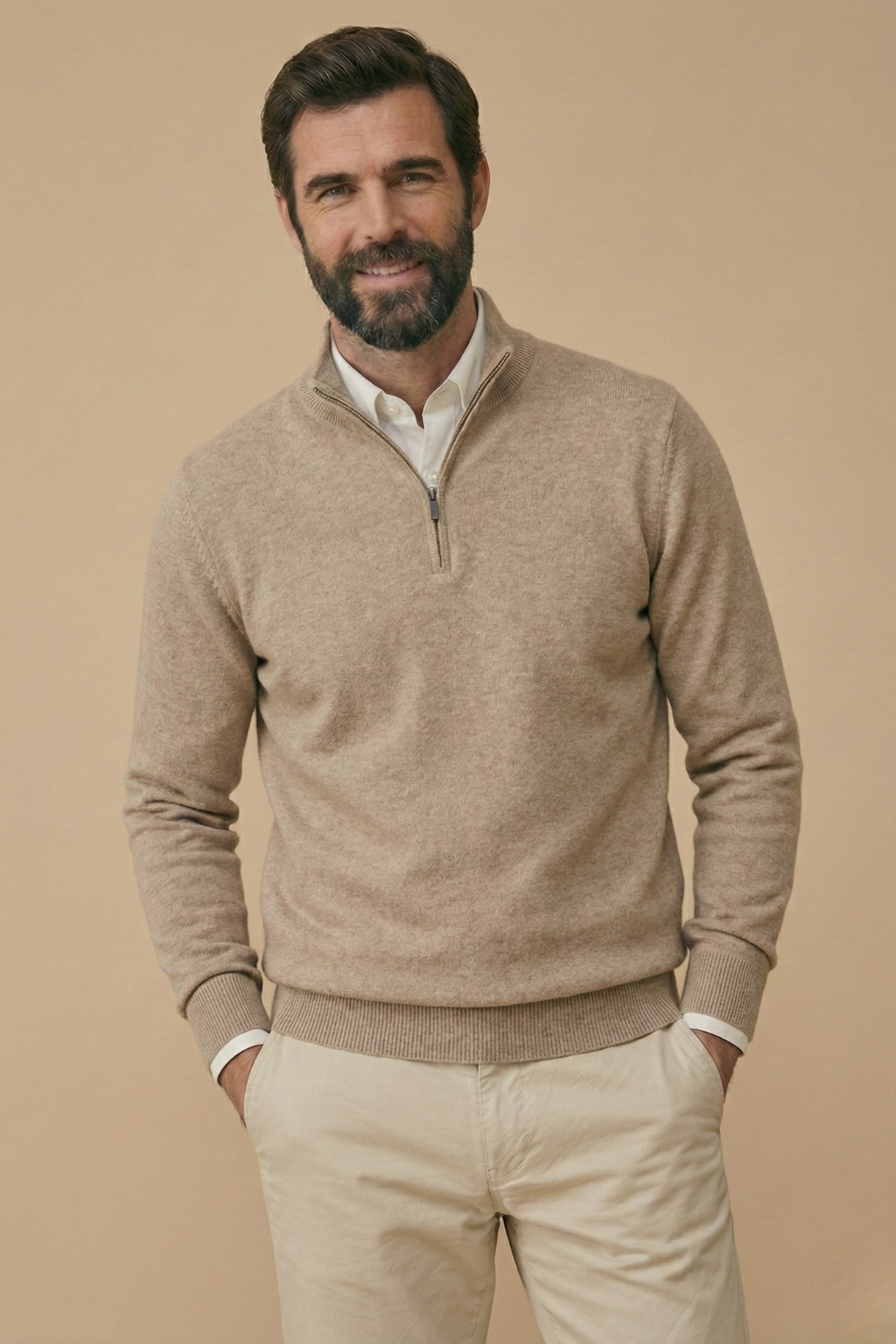 Cyrus | Men's Quarter Zip Sweater