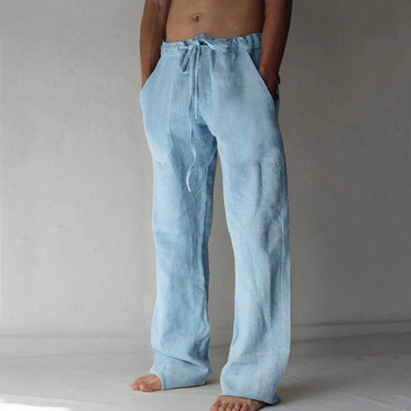 Damon | Men's Drawstring Wide Leg Pants