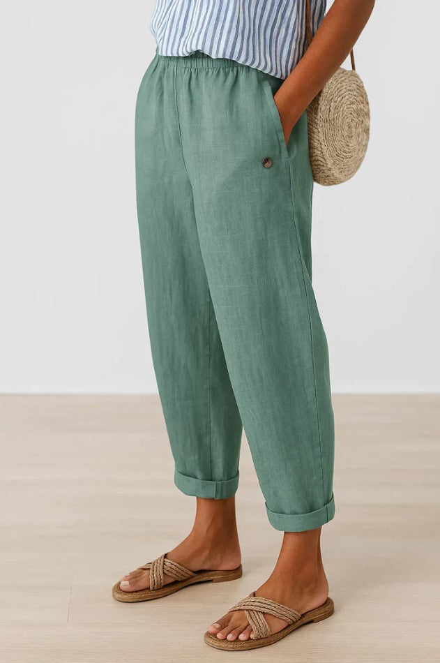 Evelyn | Women's Relaxed Fit Ankle Pants