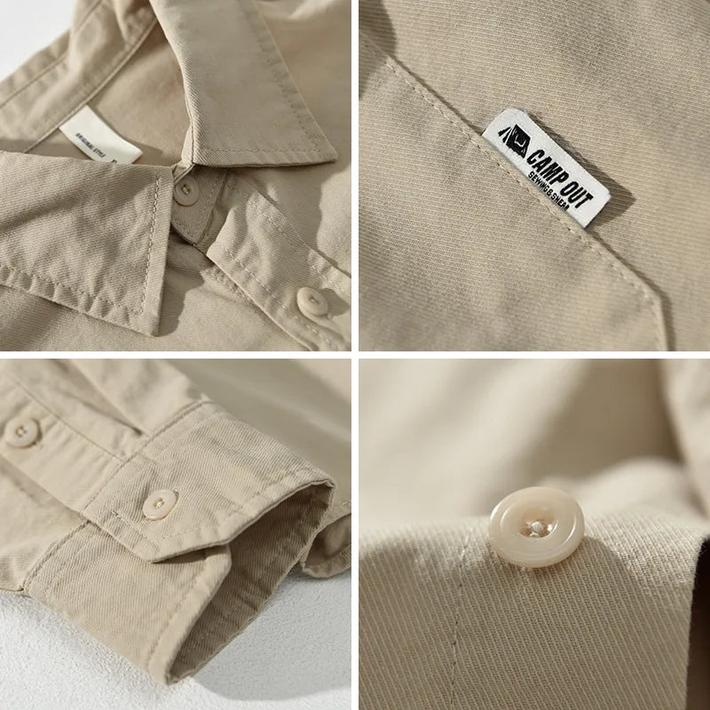 Fred | Men's Long Sleeve Button-Up Shirt