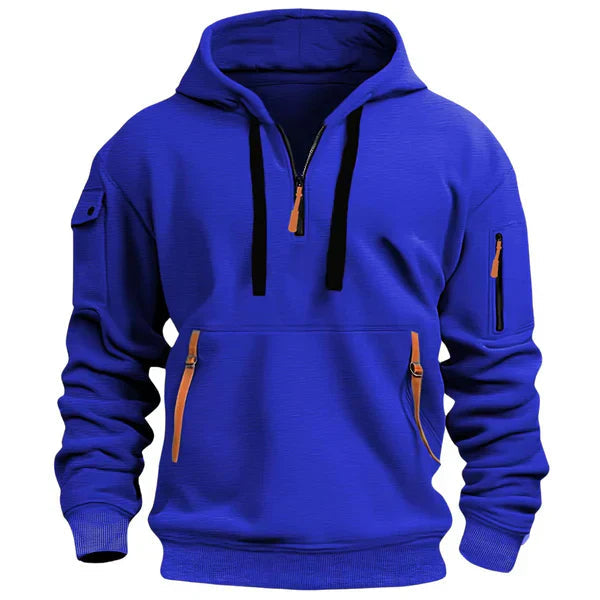 Gavin | Men's Half-Zip Pullover Hoodie