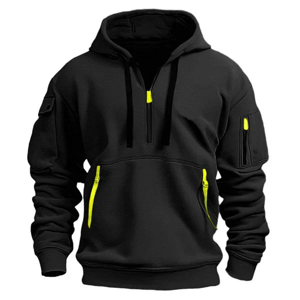 Gavin | Men's Half-Zip Pullover Hoodie