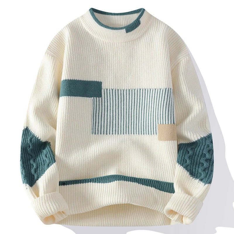 Gus | Men's Patchwork Polyester Sweater