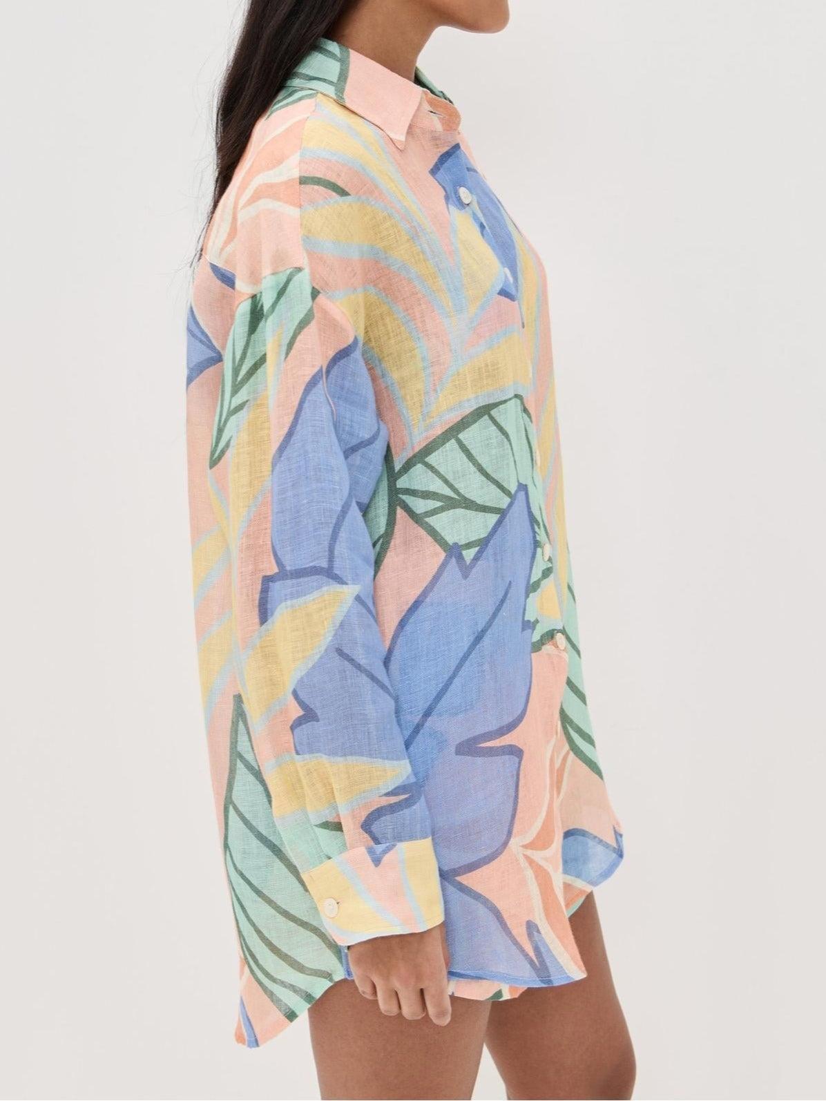 Harmony | Women's Button-Down Floral Two-Piece Set