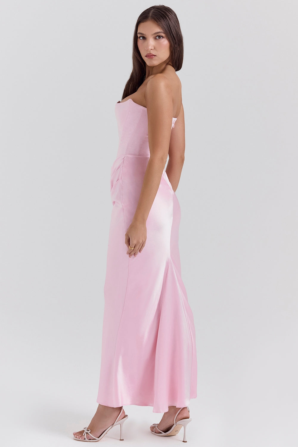 Emma | Women Wedding Guest Strapless Maxi Dress