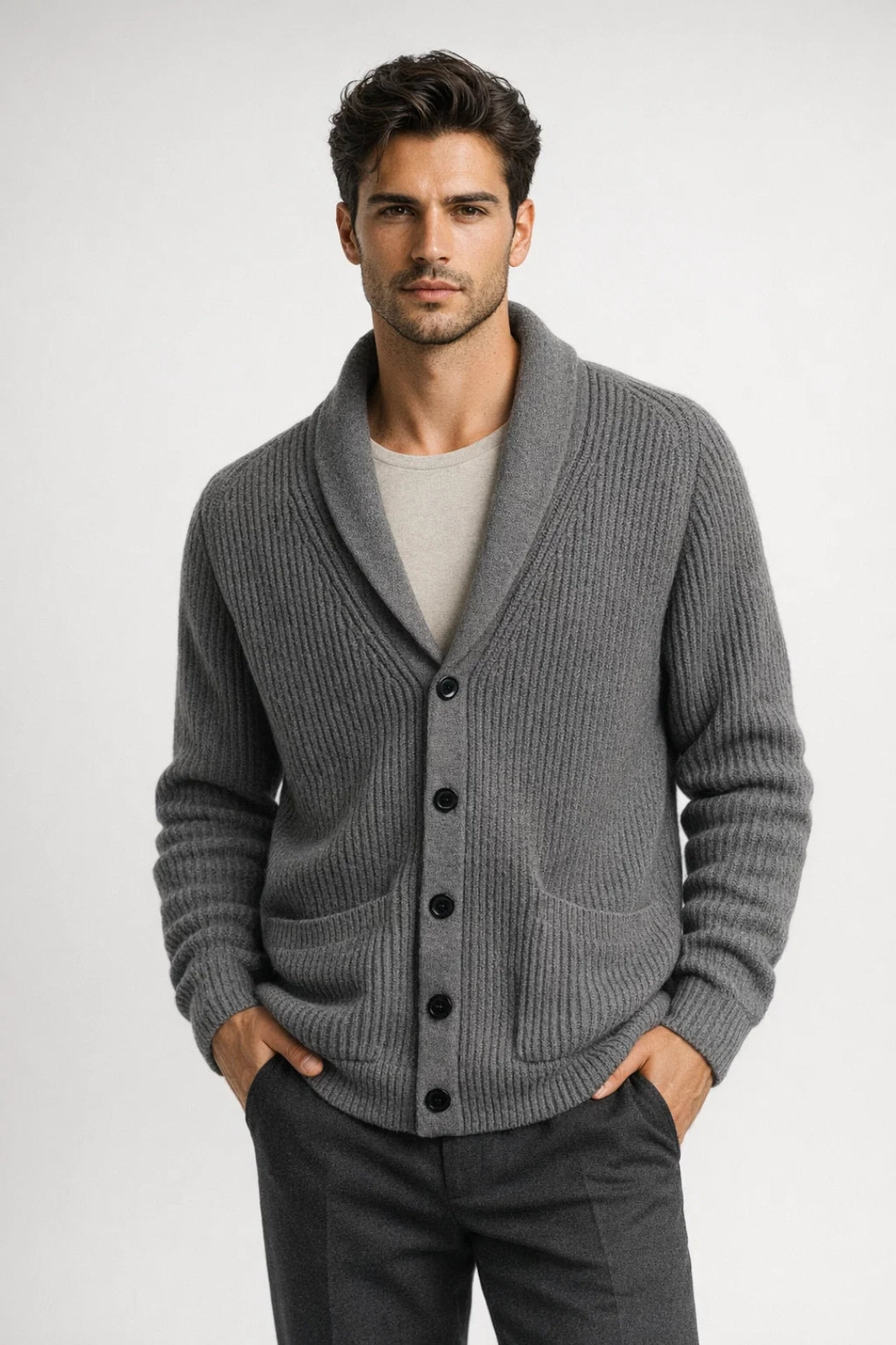 Jaden | Men's Shawl Collar Cardigan