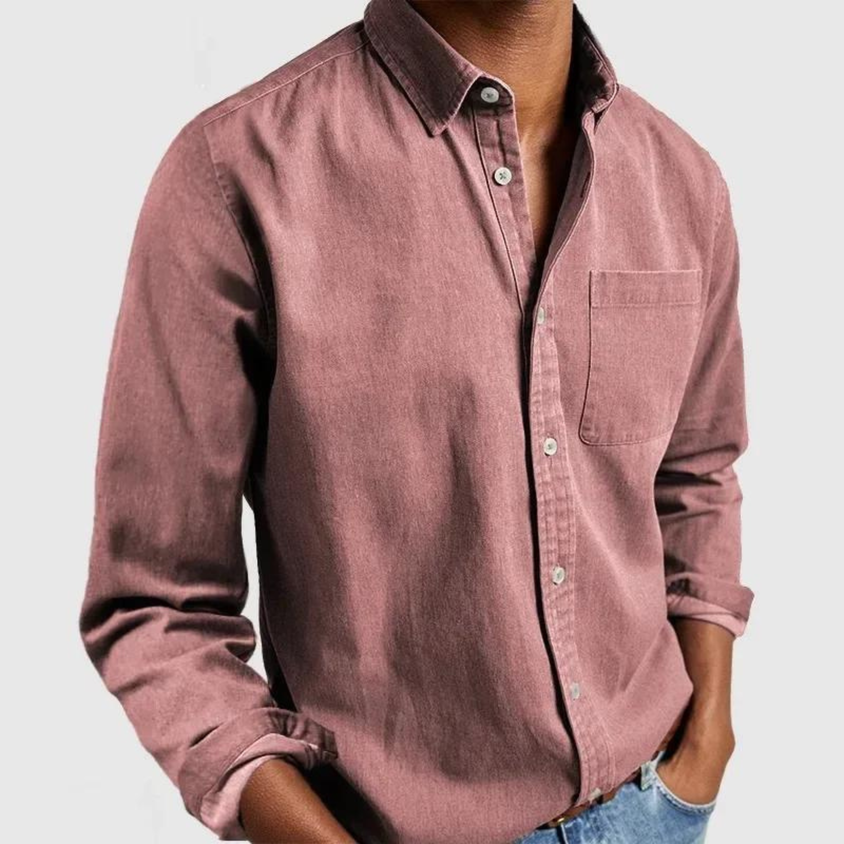 Jasper | Men's Long Sleeve Button-Down Casual Shirt