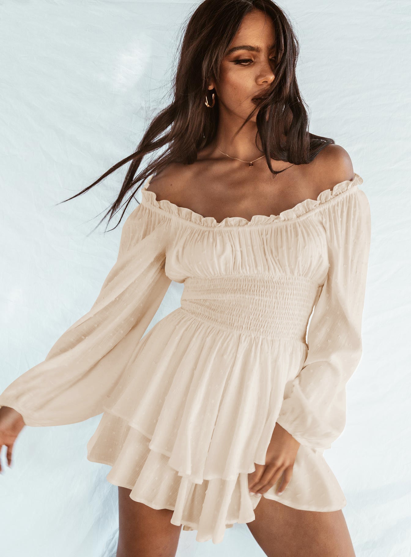 Joan | Women's Off-Shoulder Mini Dress