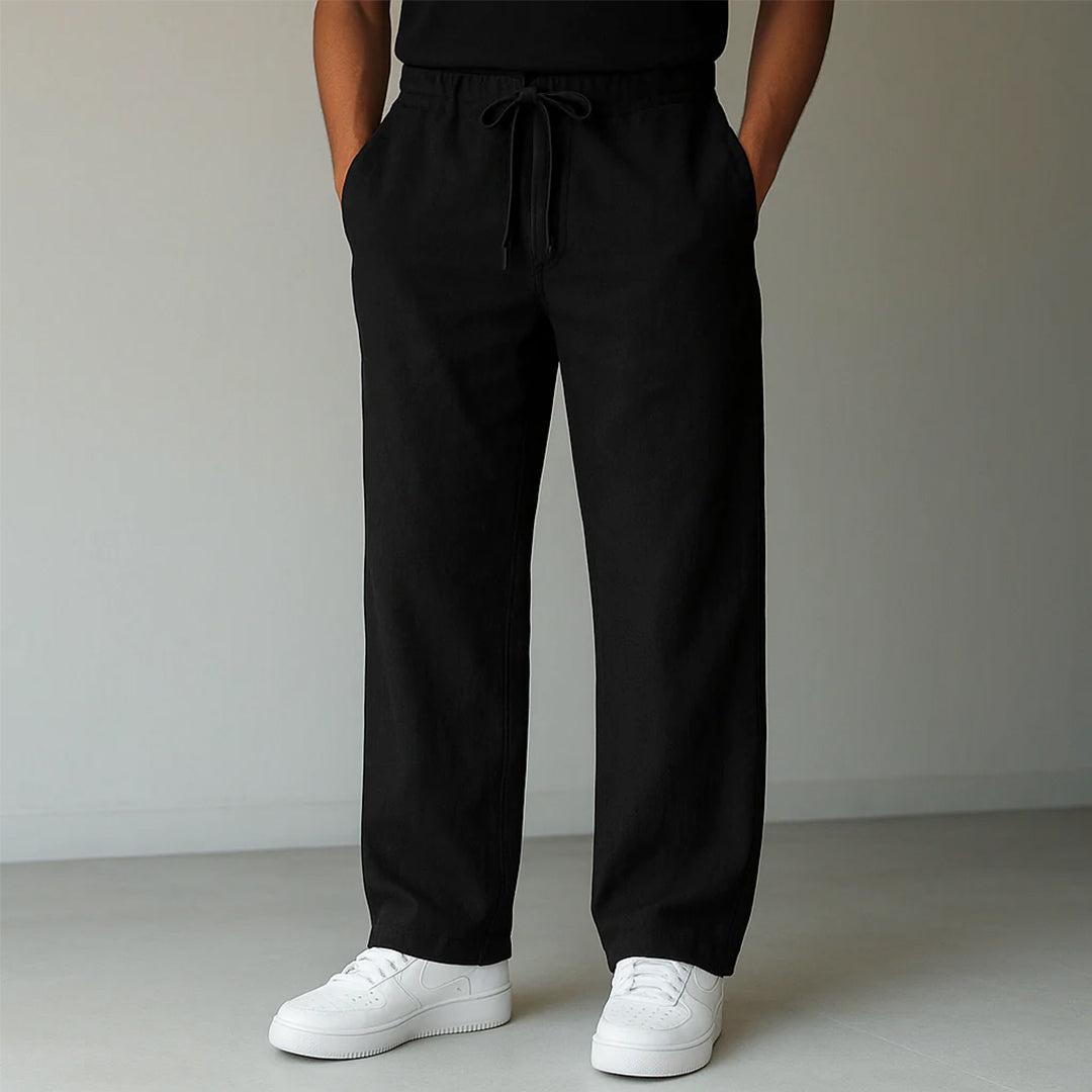 Kenneth | Men's Wide Leg Drawstring Pants