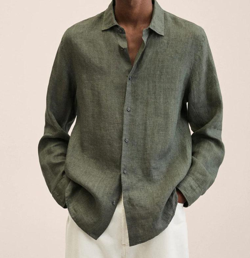 Kieran | Men's Long Sleeve Button-Down Casual Shirt