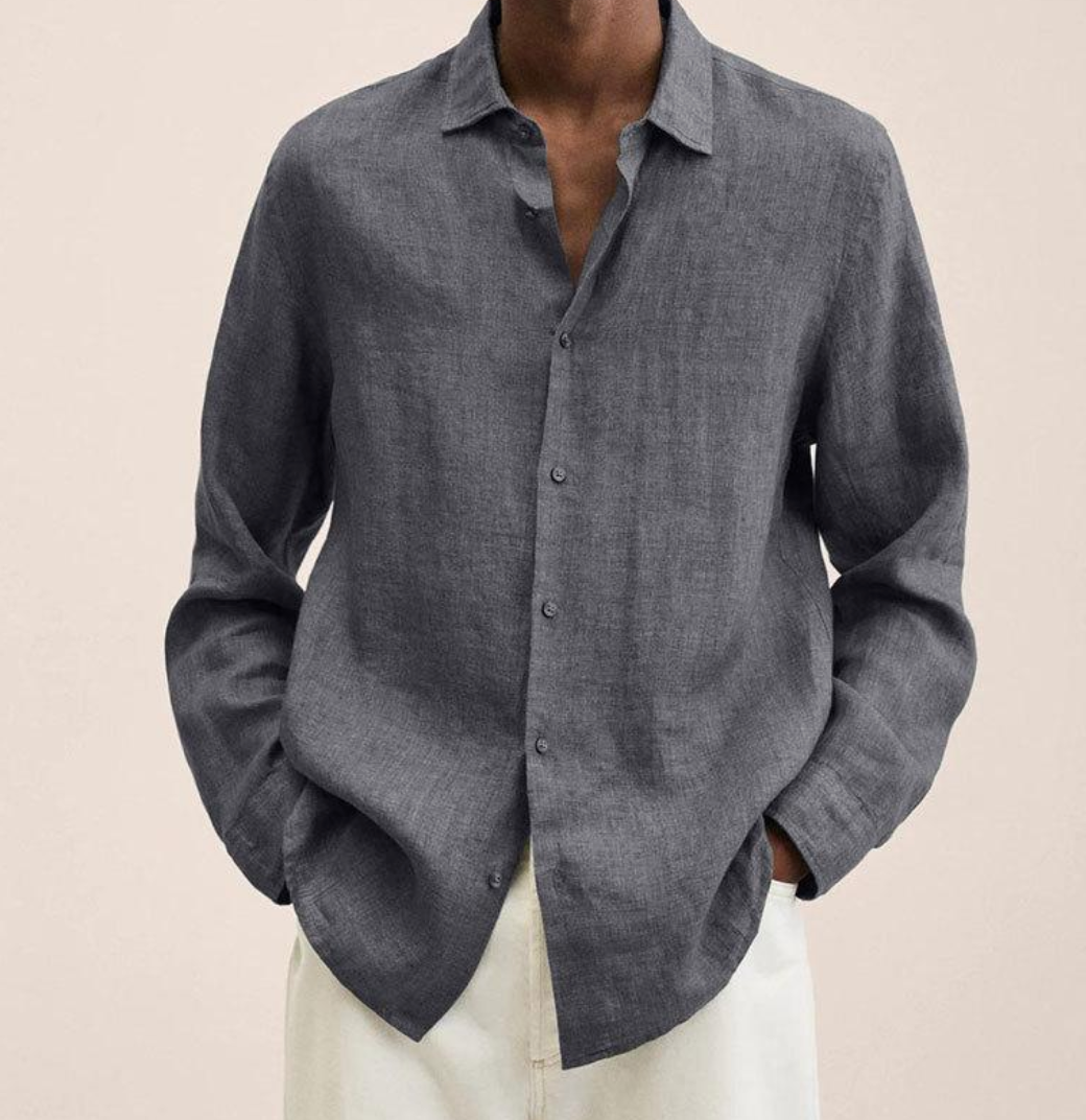 Kieran | Men's Long Sleeve Button-Down Casual Shirt