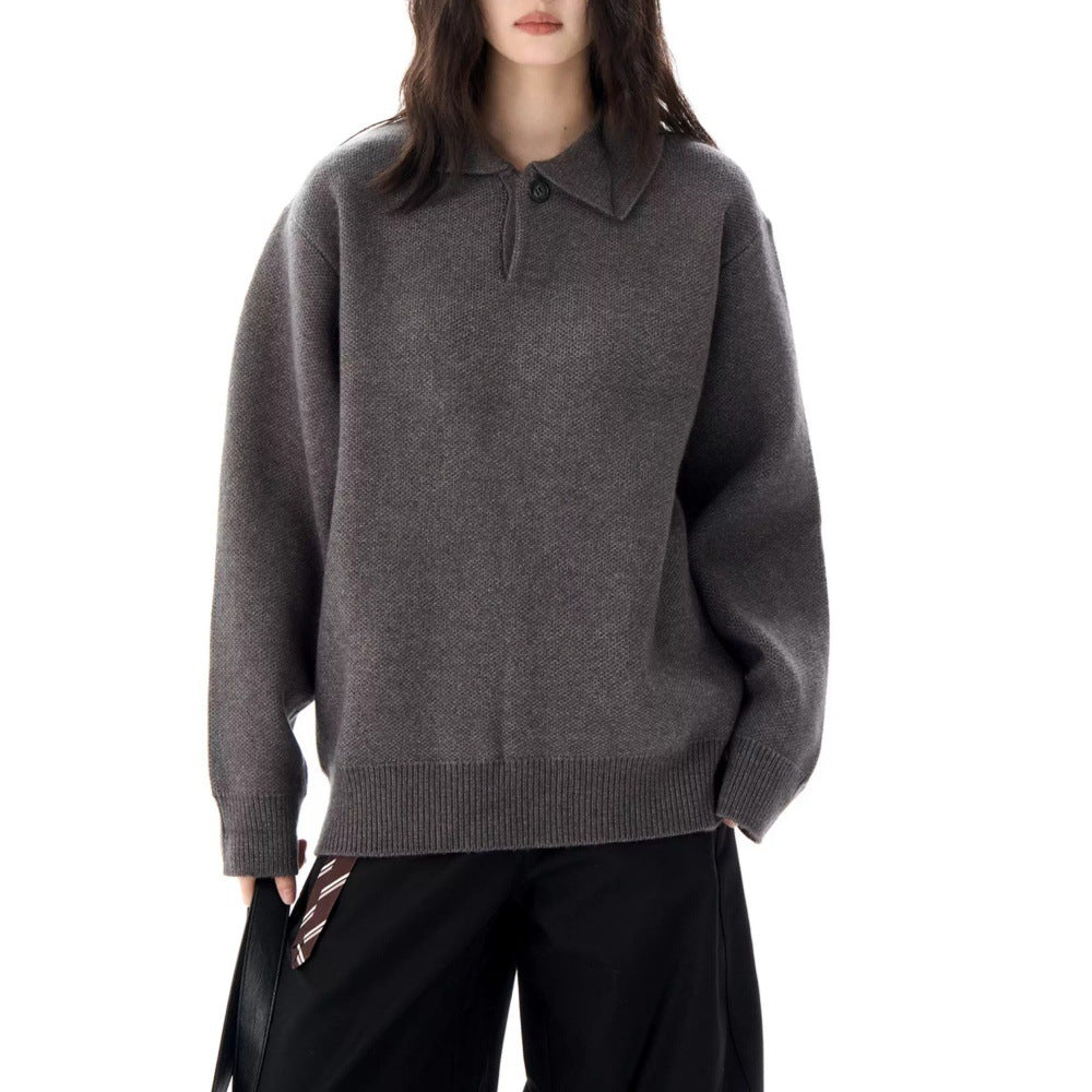 Krista | Women's Collared Pullover Sweater