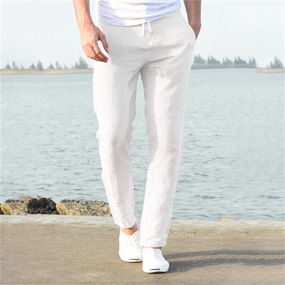 Marco | Men's Straight Leg Drawstring Casual Pants