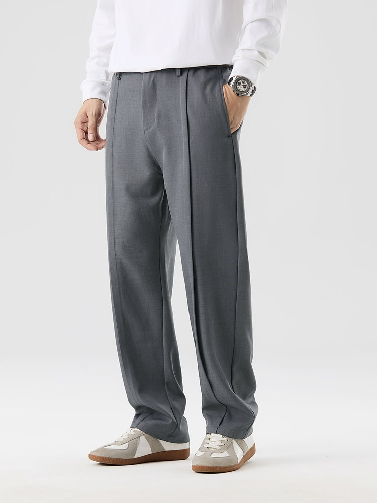 Mark | Men's Pleated Straight Leg Dress Pants