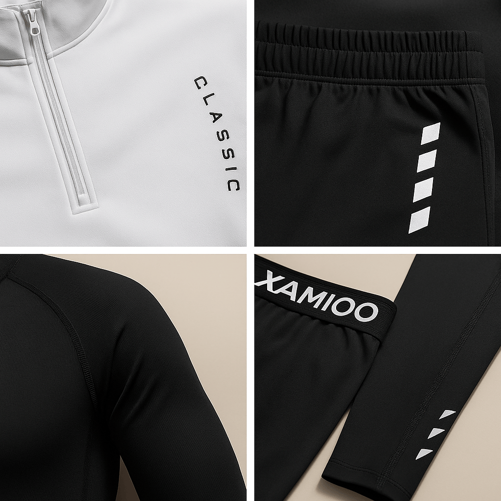 Maxwell | Men's Long Sleeve Quarter-Zip Activewear Set