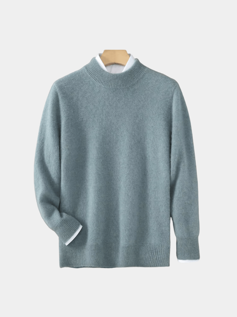 Nash | Men's Mock Neck Ribbed Knit Sweater