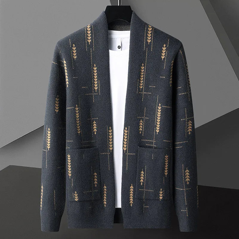 Oscar | Men's Long Sleeve Open Front Cardigan