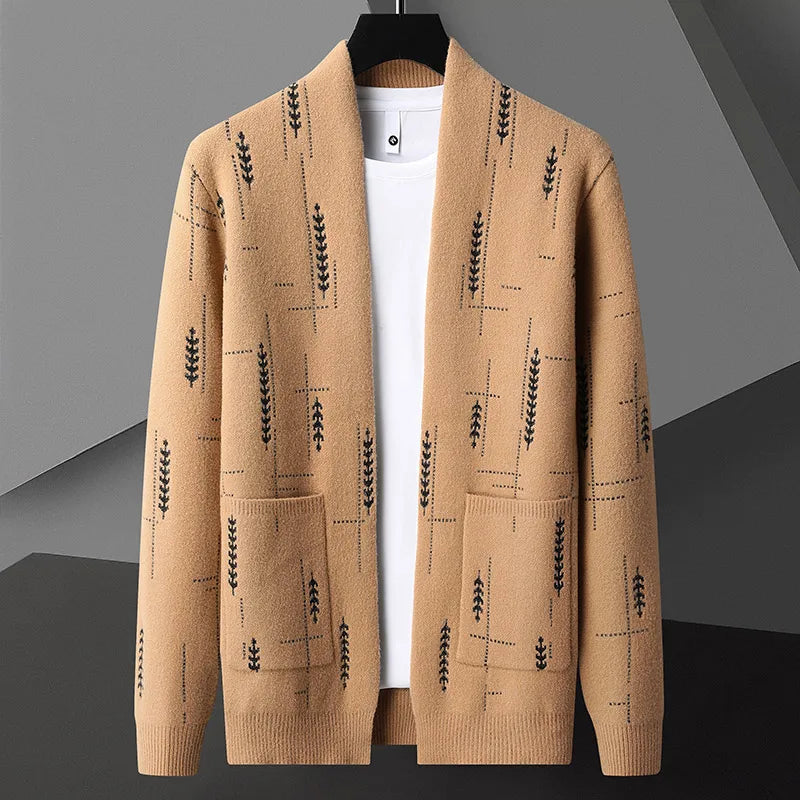 Oscar | Men's Long Sleeve Open Front Cardigan