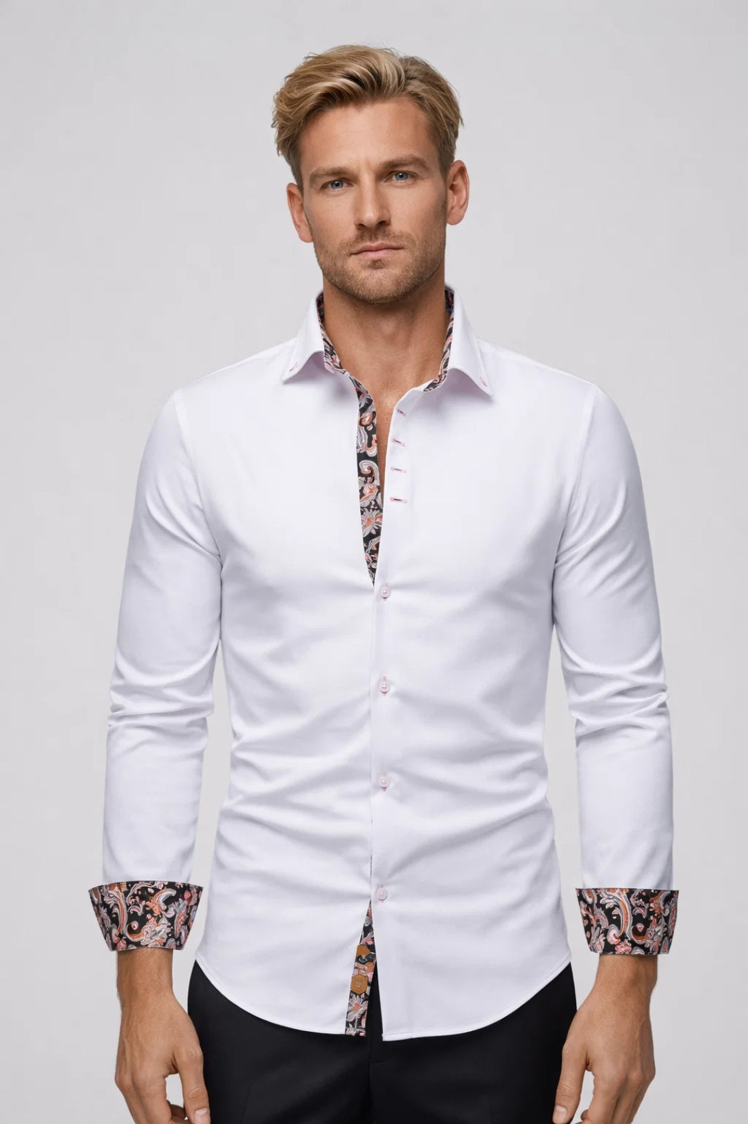 Patrick | Men's Long Sleeve Button-Up Dress Shirt