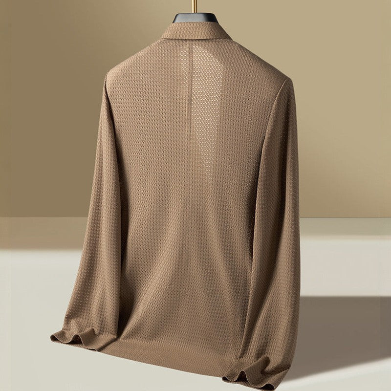 Rhys | Men's Textured Lightweight Single-Breasted Blazer