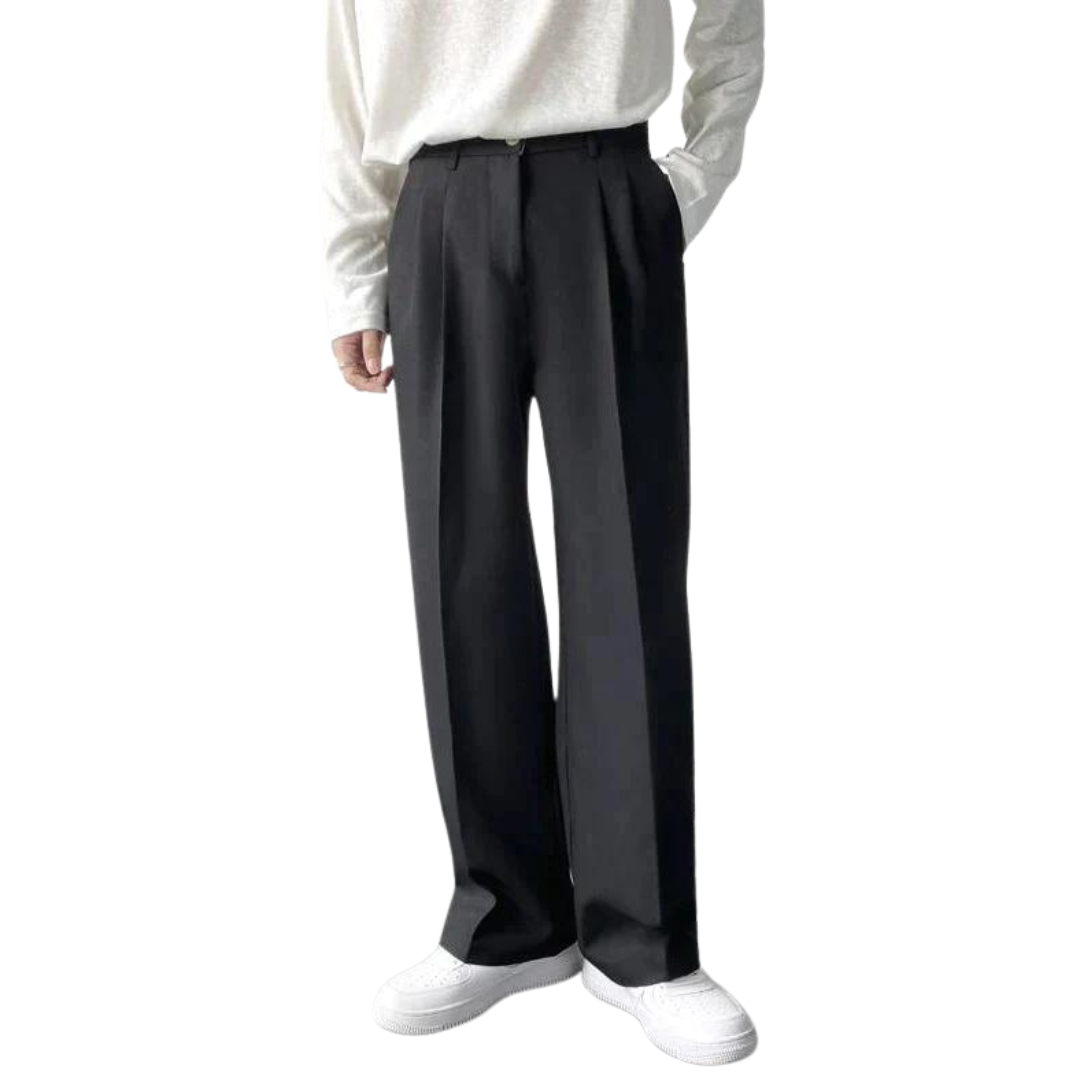 Ross | Men's Pleated Wide Leg Dress Pants