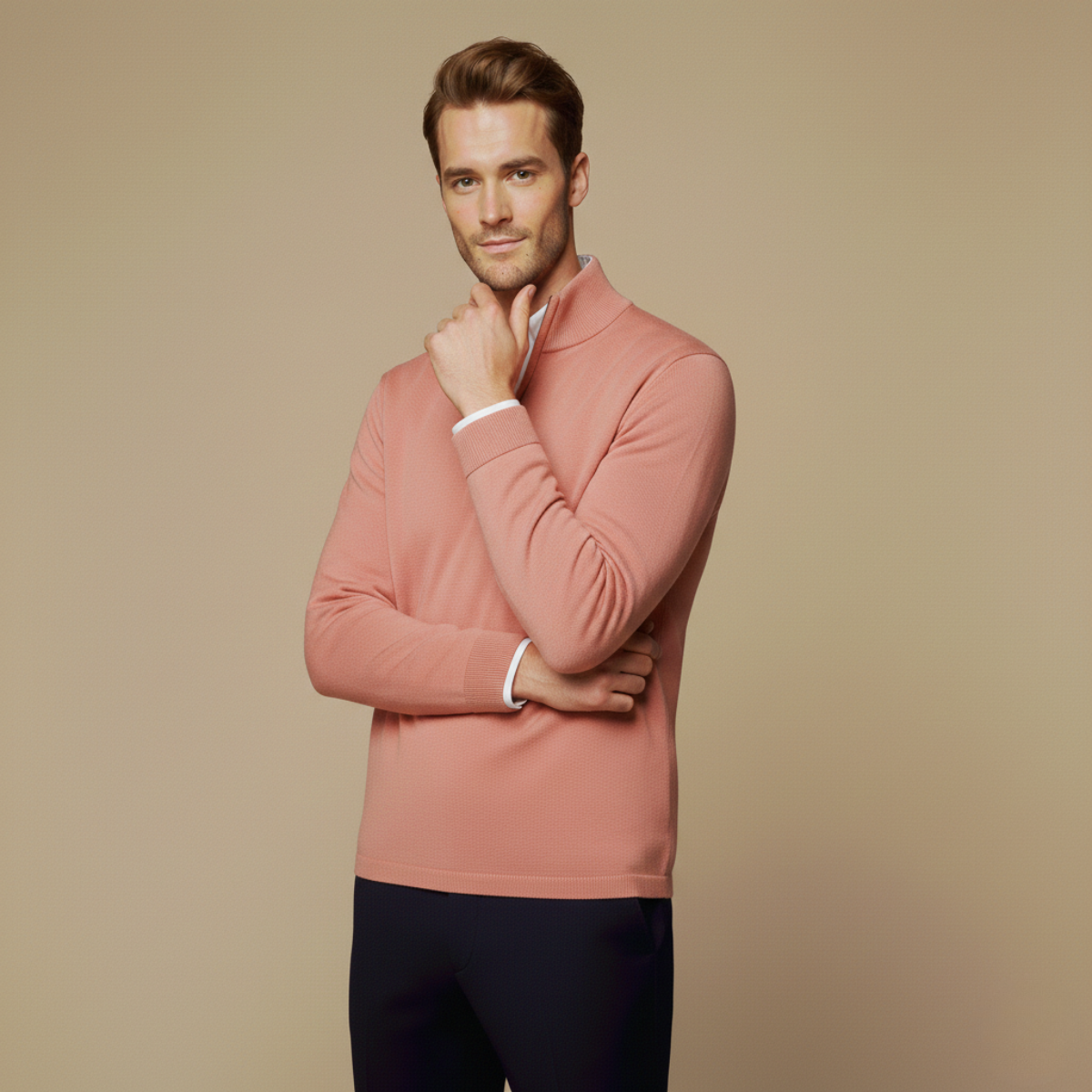 Rowan | Men's Quarter-Zip Sweater