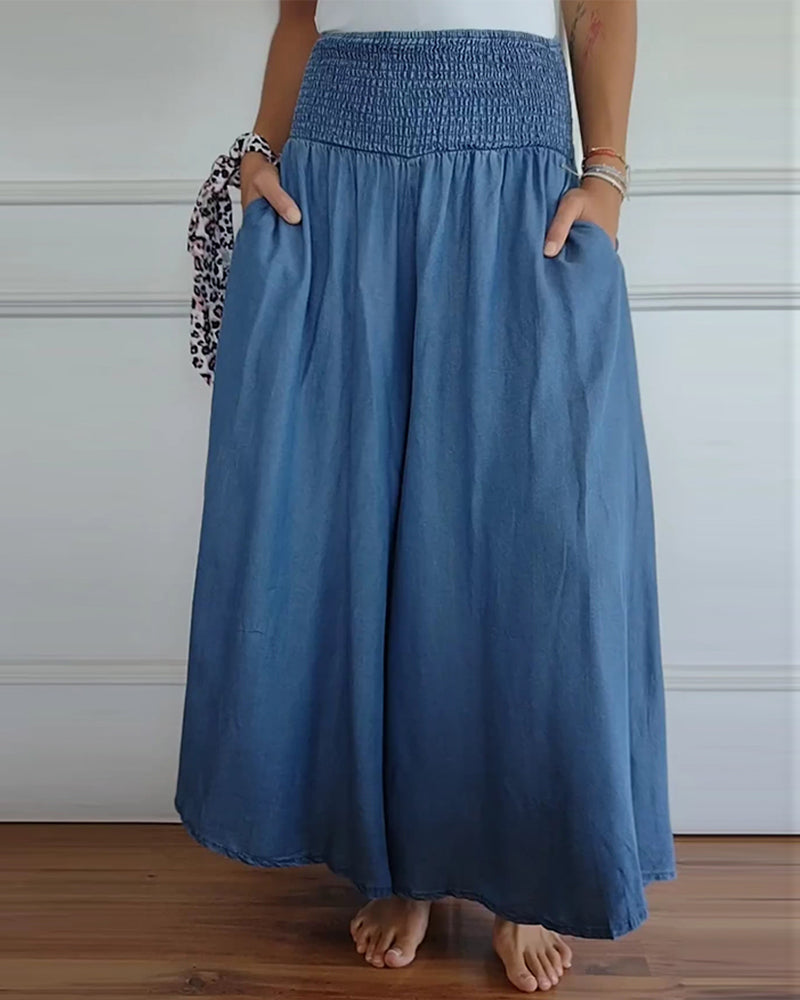 Summer | Women's High-Waisted Wide Leg Pants