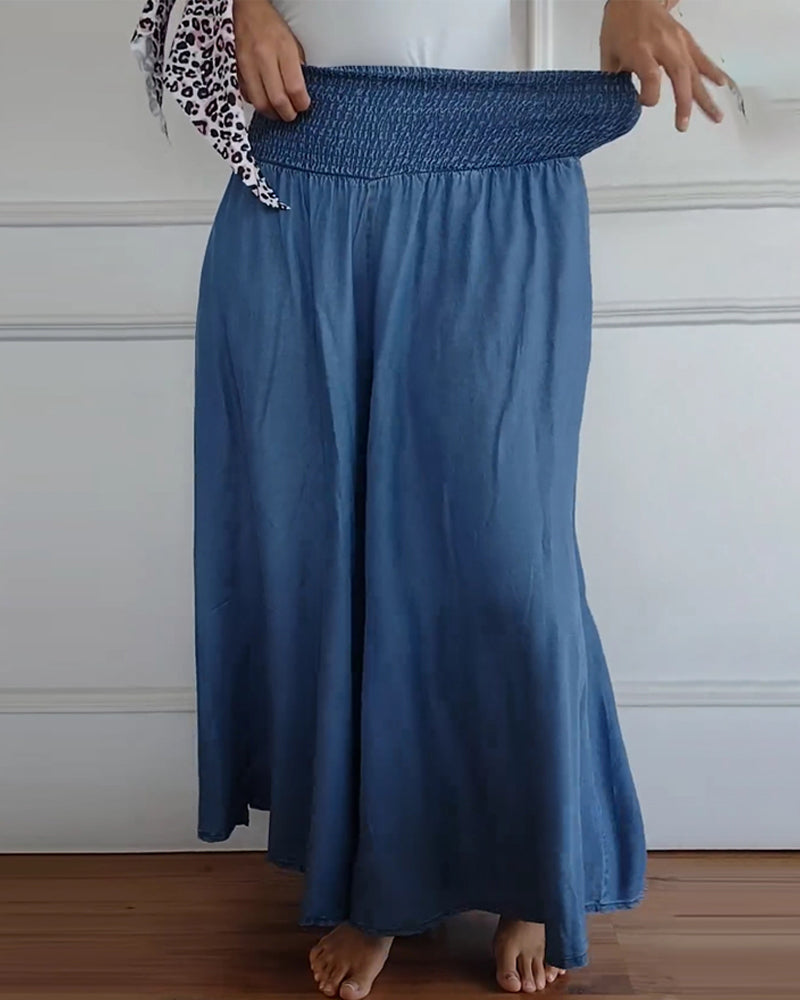 Summer | Women's High-Waisted Wide Leg Pants