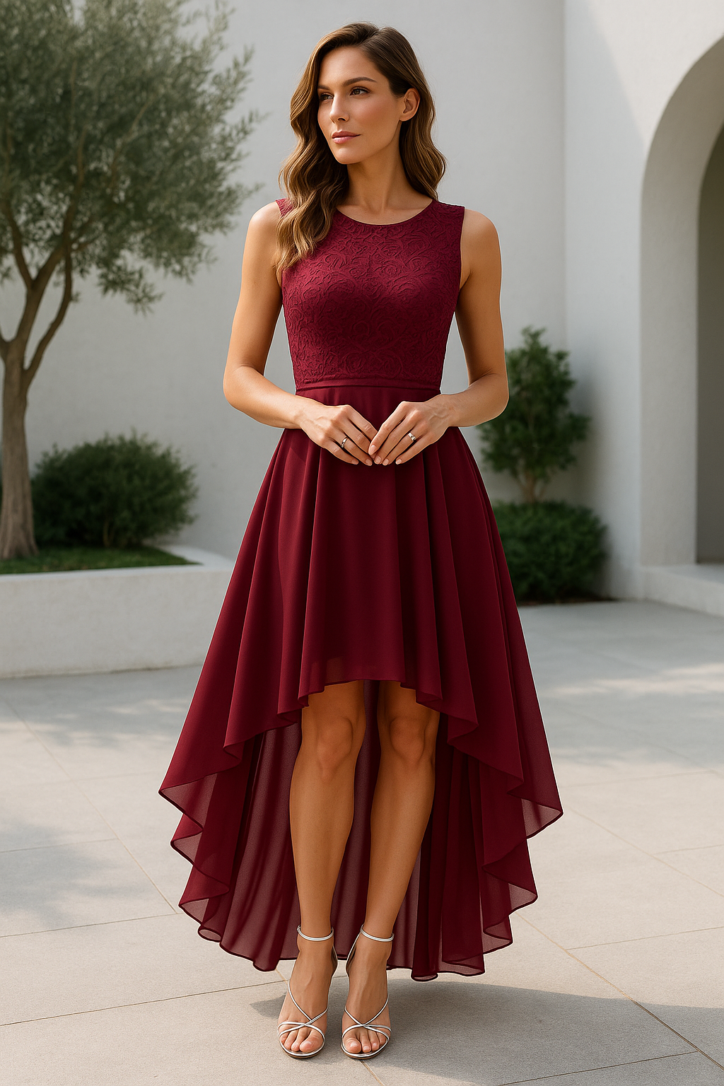 Ella | Women Wedding Guest High Low Dress