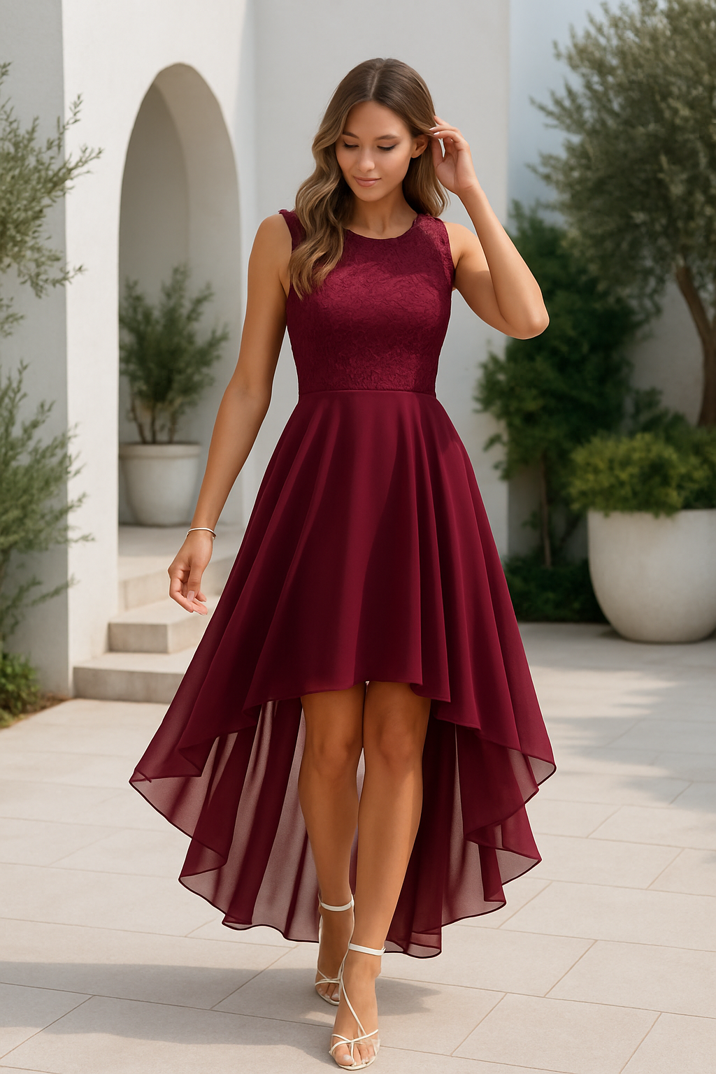 Ella | Women Wedding Guest High Low Dress