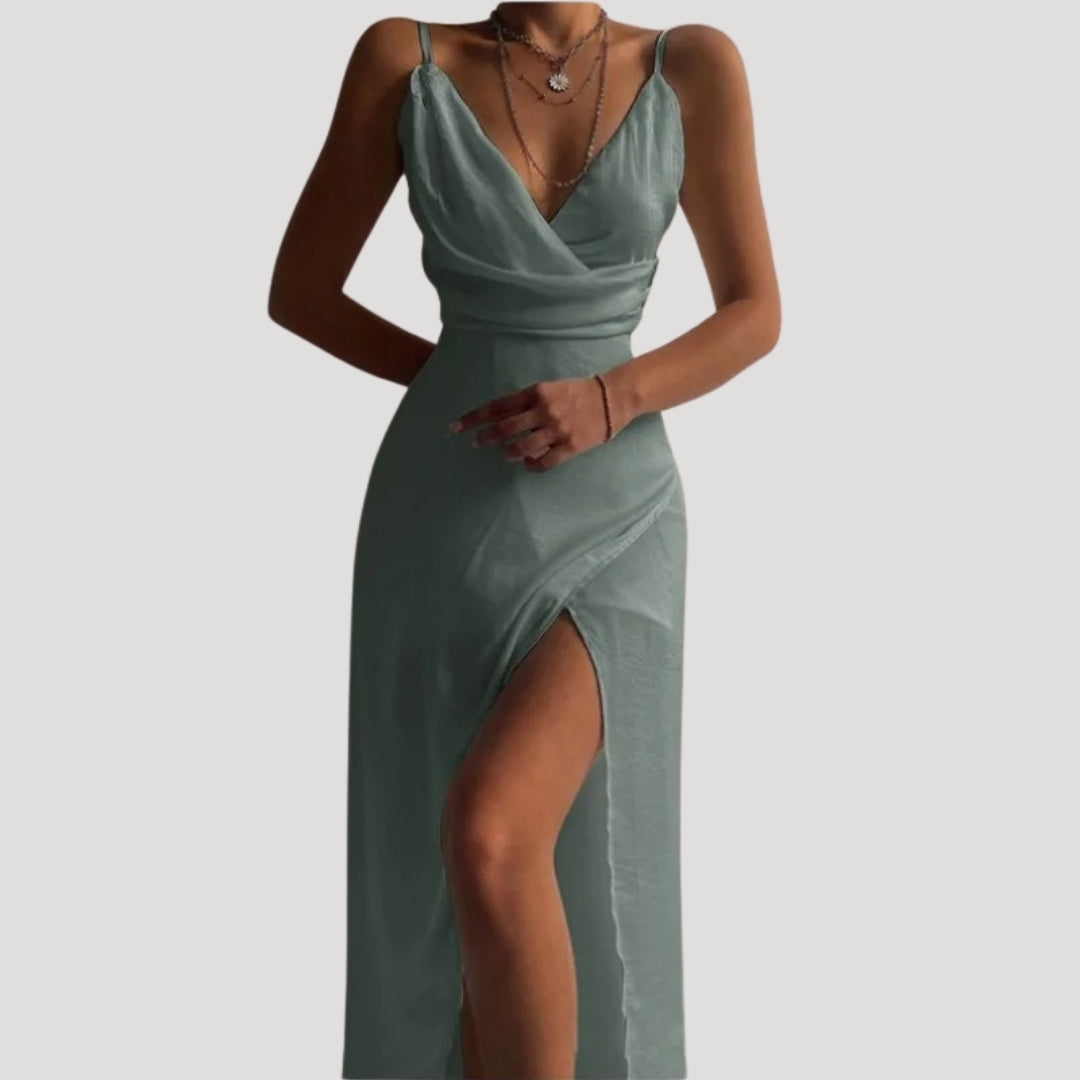 Hazel | Women Wedding Guest Slit Maxi Dress