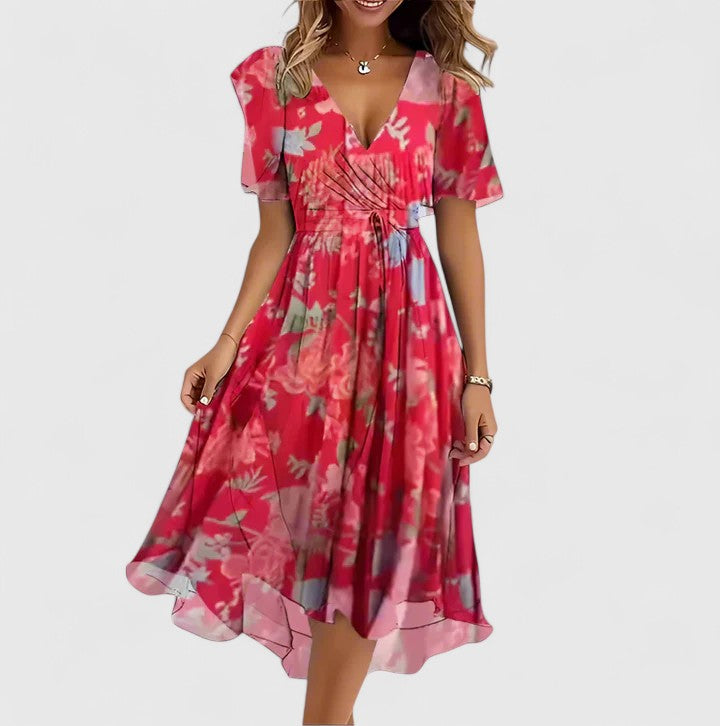 Madison | Women Elegant Floral Mini Dress