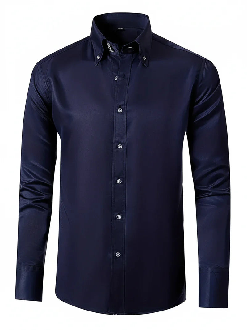 Slim-Fit Dress Shirt for Men