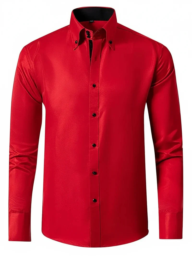 Slim-Fit Dress Shirt for Men