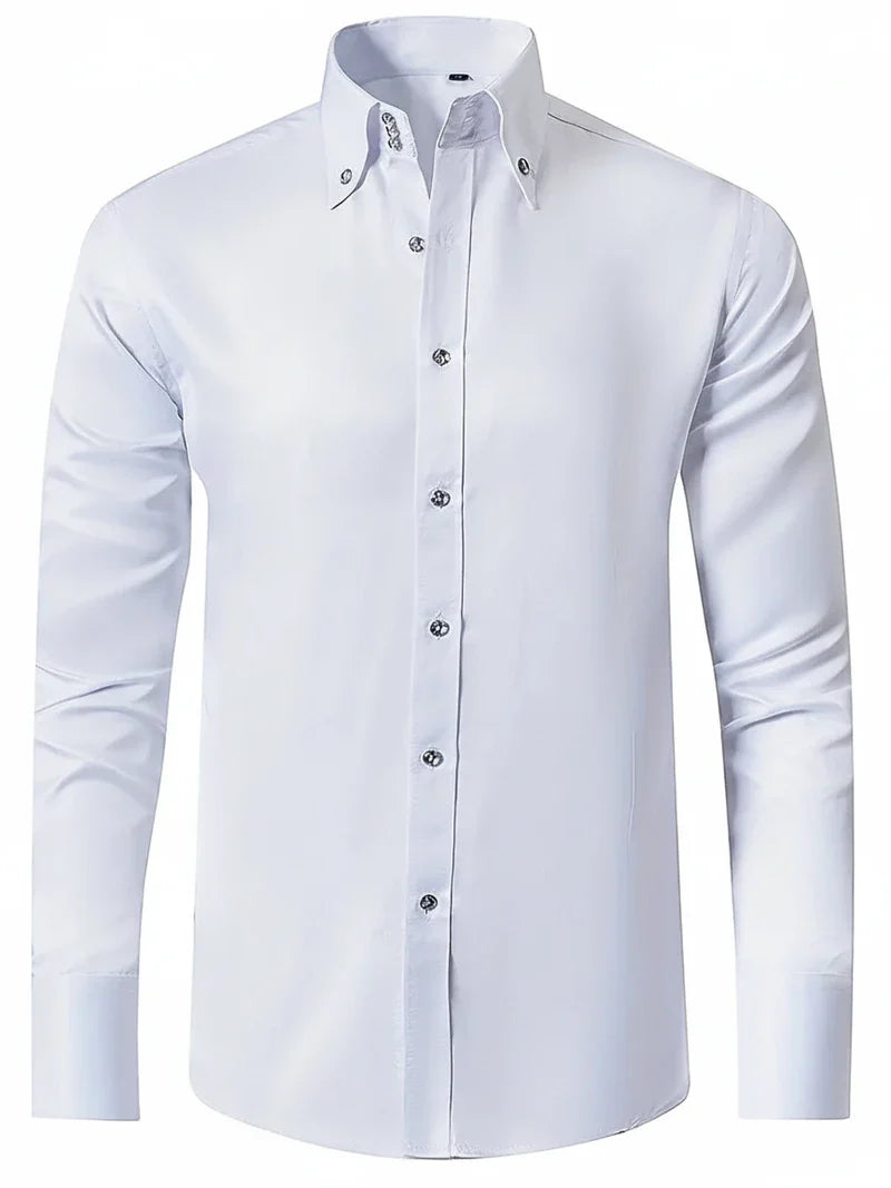 Slim-Fit Dress Shirt for Men
