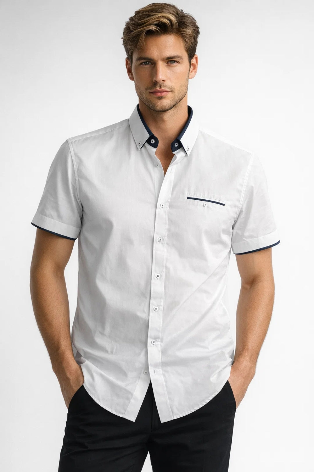 Brad | Men's Button-Down Casual Shirt