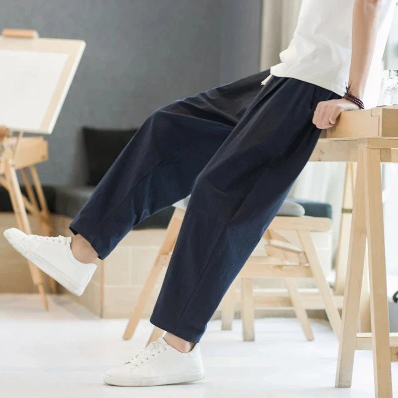 Carter | Men's Drawstring Wide Leg Pants