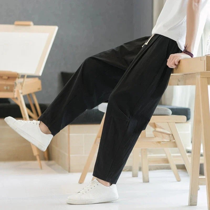 Carter | Men's Drawstring Wide Leg Pants