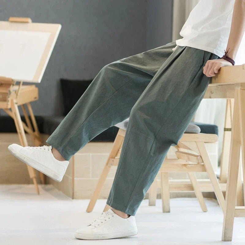 Carter | Men's Drawstring Wide Leg Pants