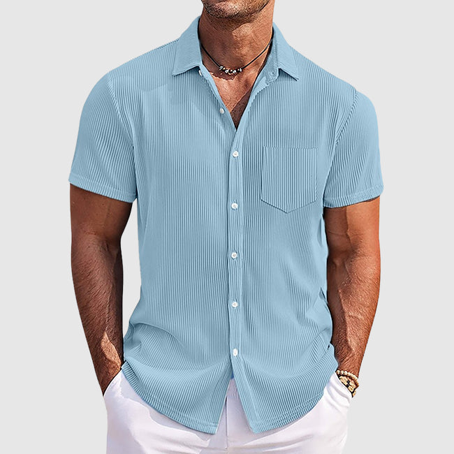 Charles | Men's Short Sleeve Button-Down Shirt