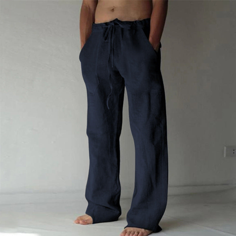 Damon | Men's Drawstring Wide Leg Pants